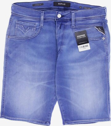 REPLAY Shorts in 32 in Blue: front