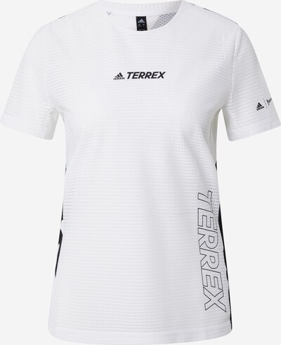 ADIDAS TERREX Functioneel shirt 'Parley Agravic TR Pro' in de kleur Geel / Grijs / Zwart / Wit, Productweergave