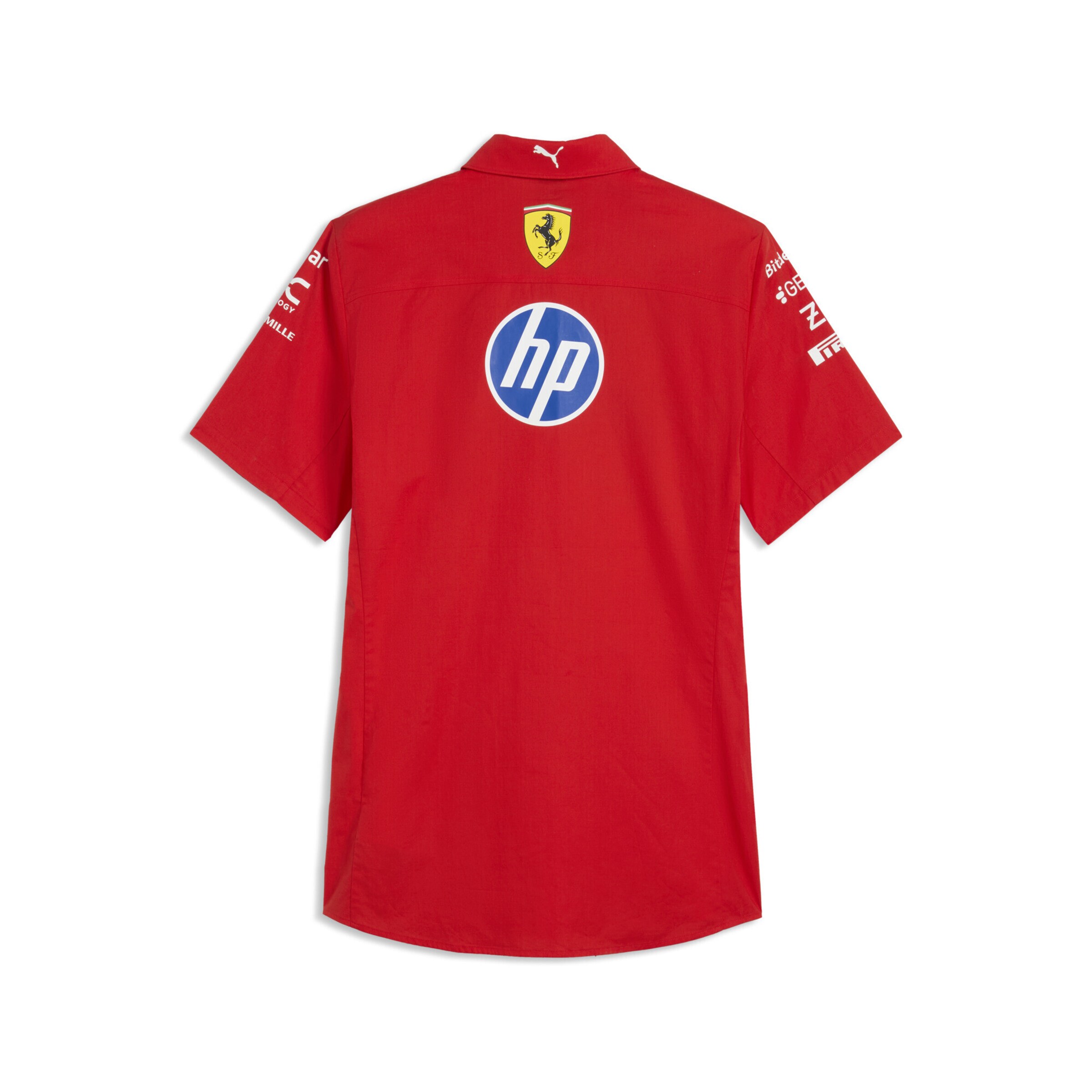PUMA Regular Fit Hemd 'Scuderia Ferrari HP' in Rot