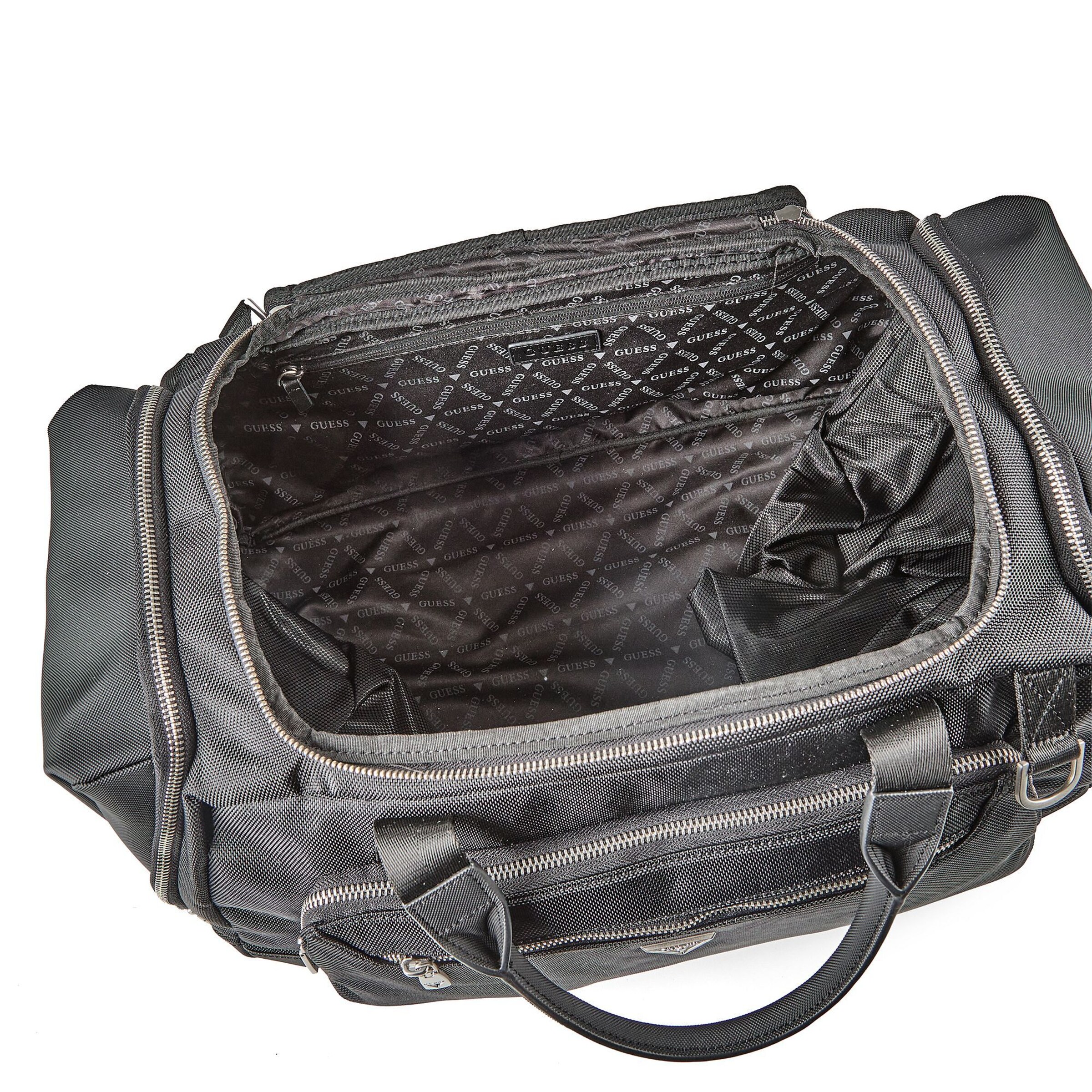 Borsa weekend 'Berna' di GUESS in nero