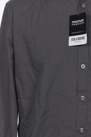 MANGO Button Up Shirt in L in Grey