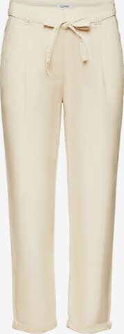 Pantalon à pince ESPRIT en beige : devant