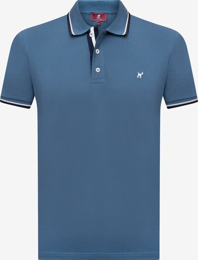 Williot Poloshirt in blue denim, Produktansicht