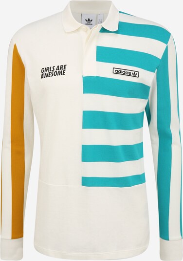 ADIDAS ORIGINALS T-Shirt 'POLO LS UNISEX' en blanc cassé, Vue avec produit