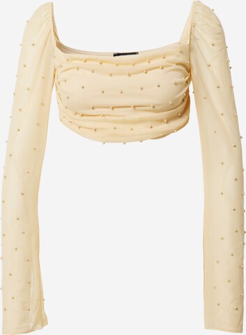 Trendyol Blouse in Beige: voorkant