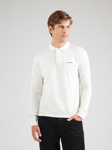 Pepe Jeans Μπλουζάκι σε λευκό: μπροστά