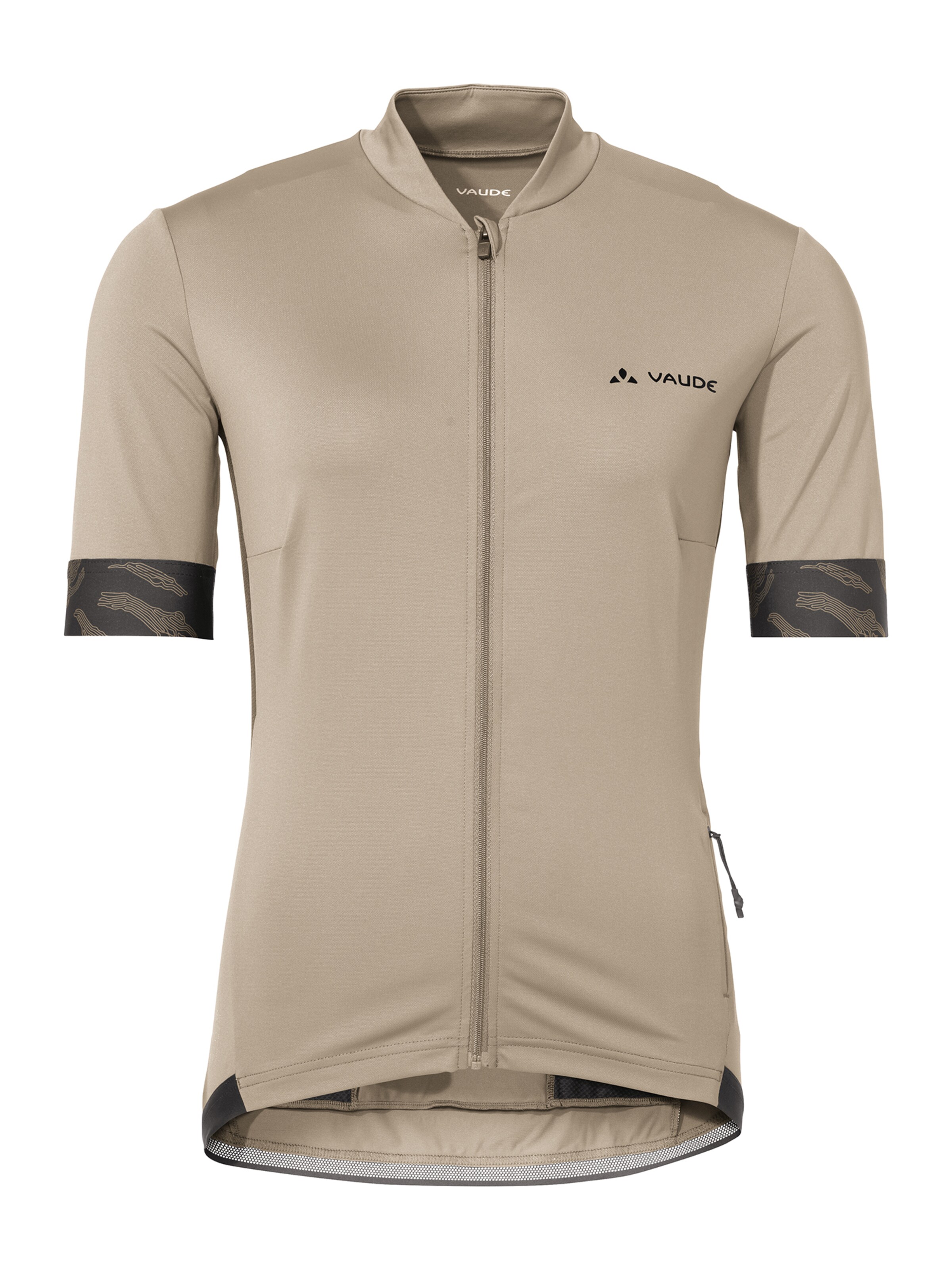 VAUDE Trikot 'Kuro II' in Beige: Vorderseite