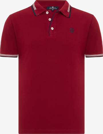 Jimmy Sanders Poloshirt in Rot: Vorderseite