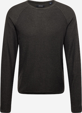 JACK & JONES Sweater 'UNION' in Grey: front