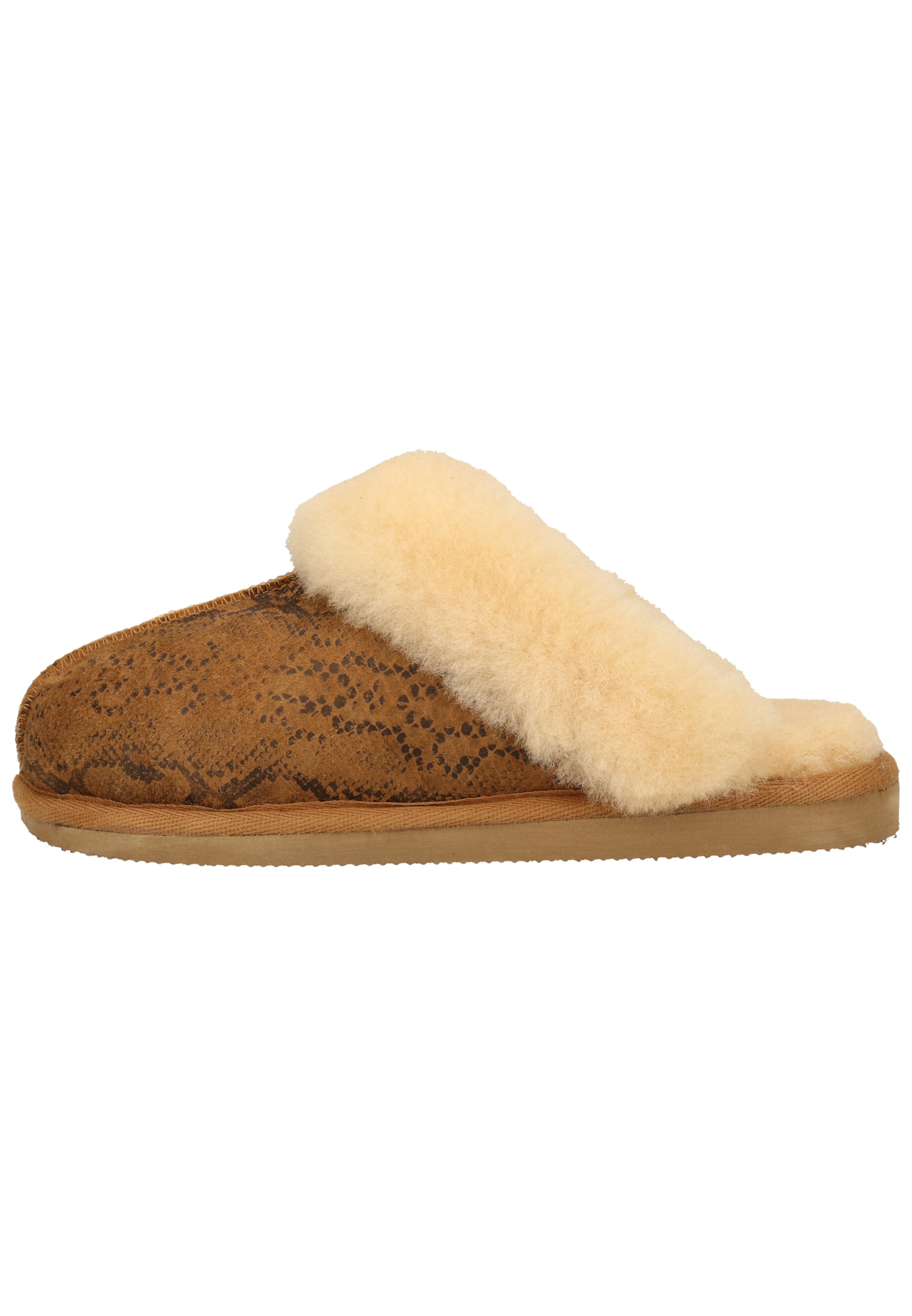 SHEPHERD Huisschoenen in Bruin: voorkant