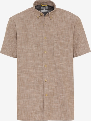 CAMEL ACTIVE Button Up Shirt in Brown: front