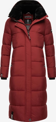 MARIKOO Winter coat in Red: front