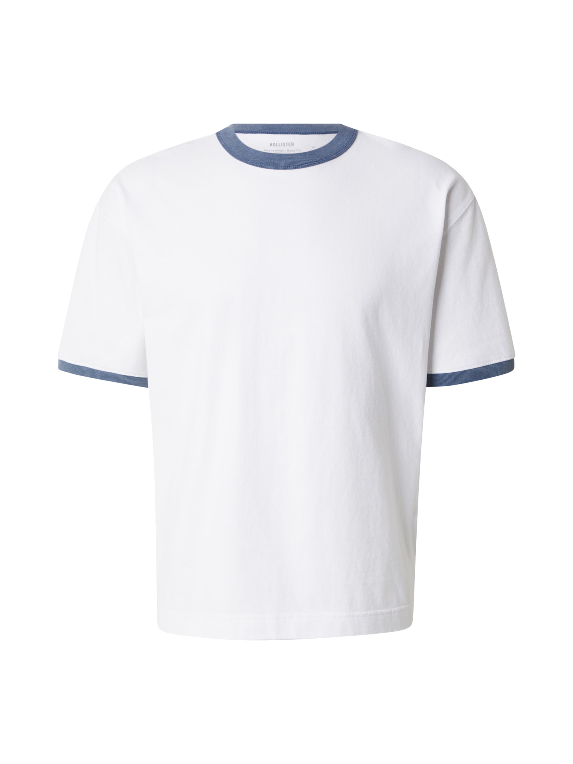 T-Shirt 'MAR4' HOLLISTER en blanc : devant