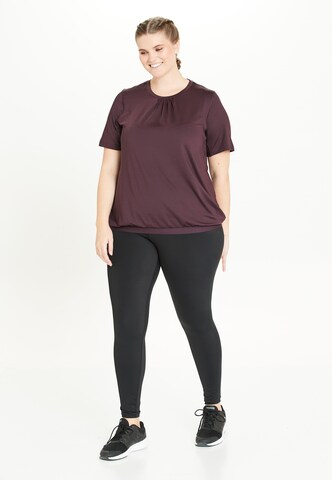 Q by Endurance Shirt 'NELLA' in Purple