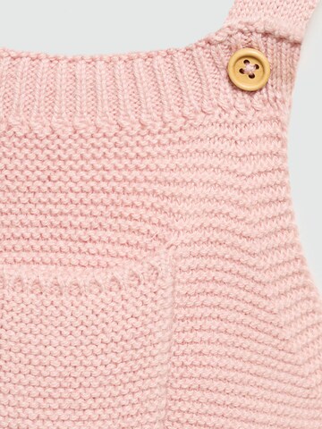 MANGO KIDS Regularen Hlače z naramnicami 'BREST7' | roza barva