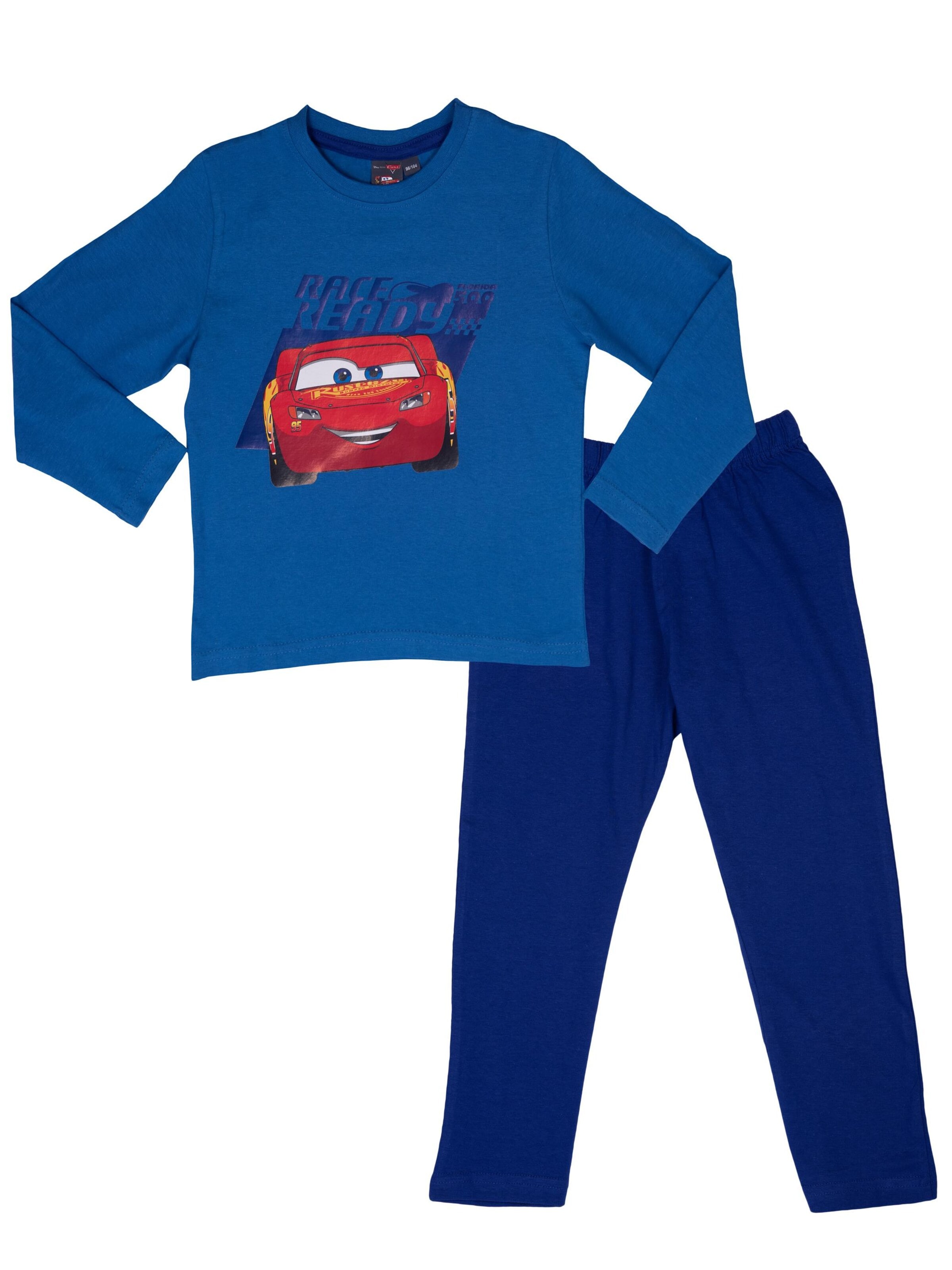 United Labels Pajamas 'Race Ready' in Blue