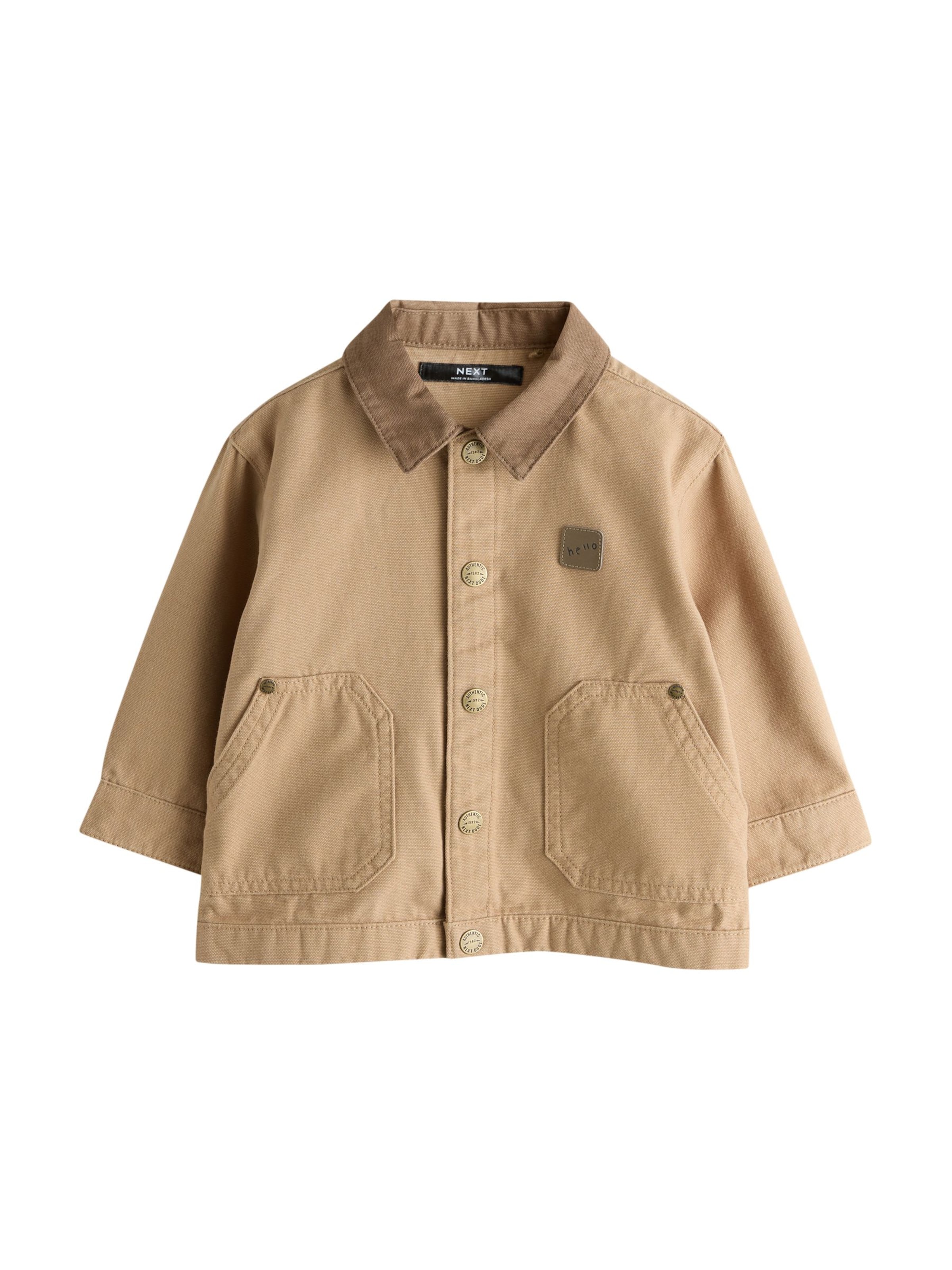 Next Демисезонная куртка в Коричневый: спереди