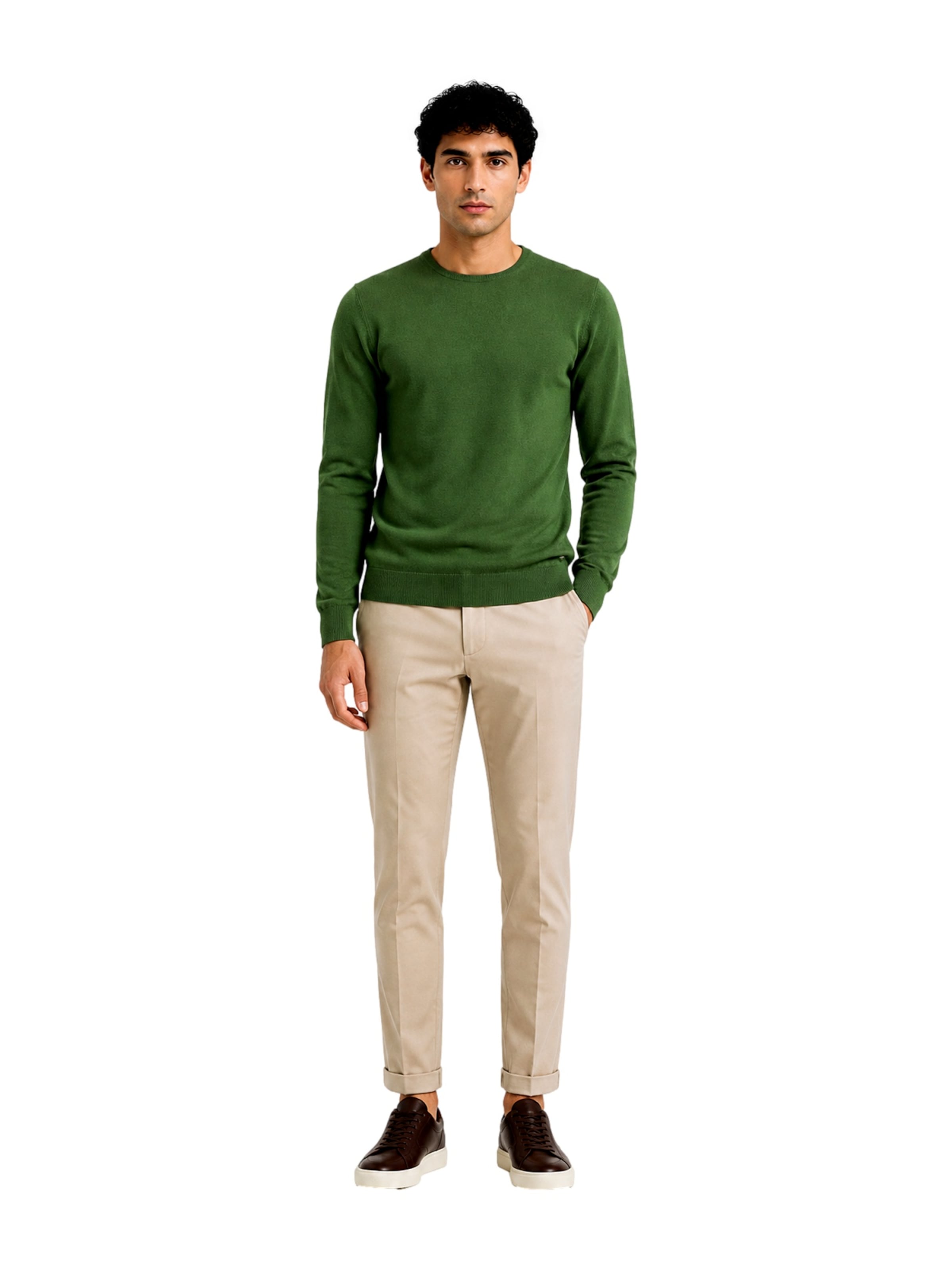 Pull-over Ragman en vert