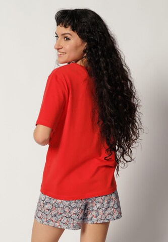 Skiny Korte pyjama in Rood