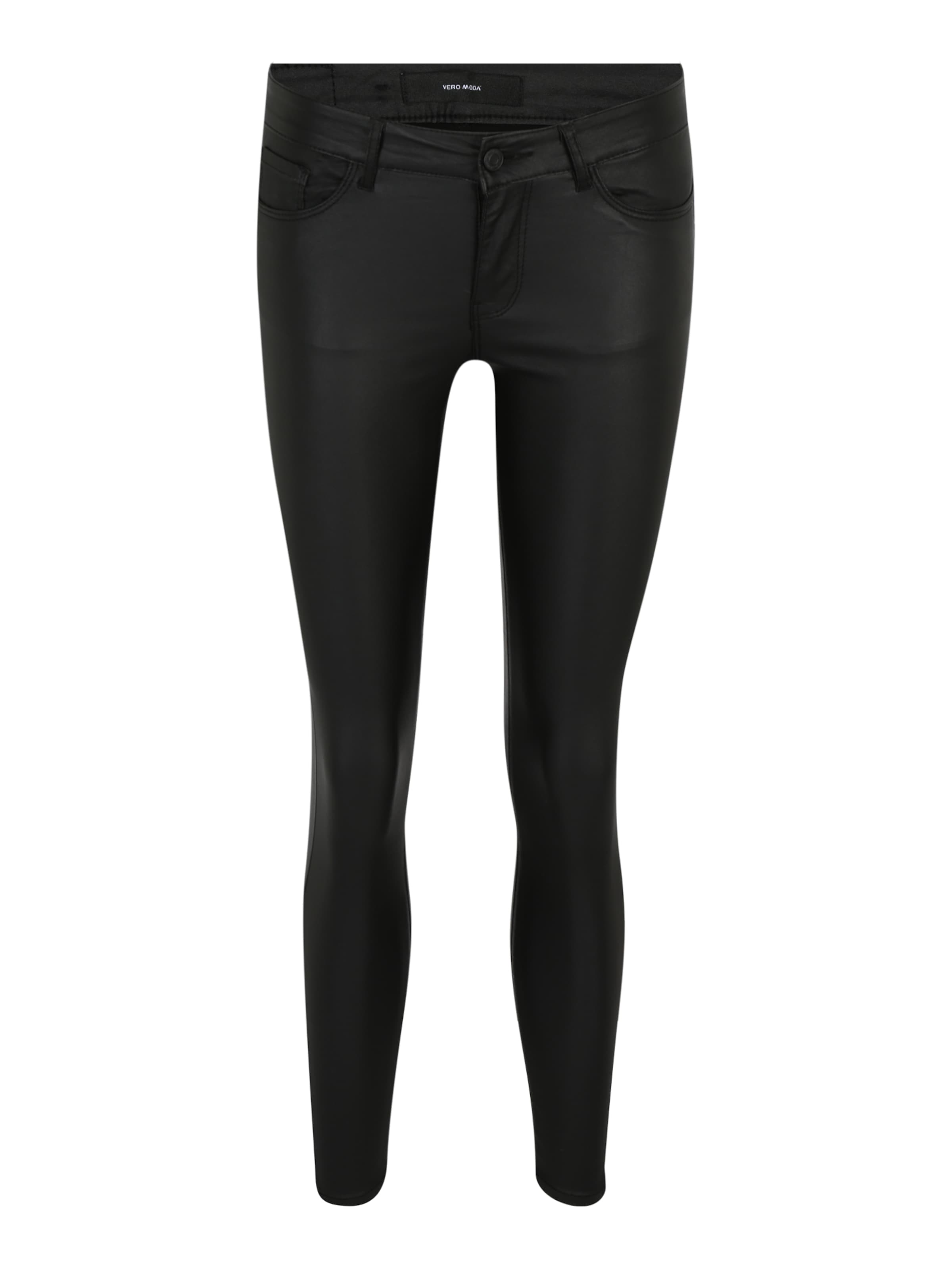 Vero Moda Petite Skinny Pants 'Seven' in Black: front
