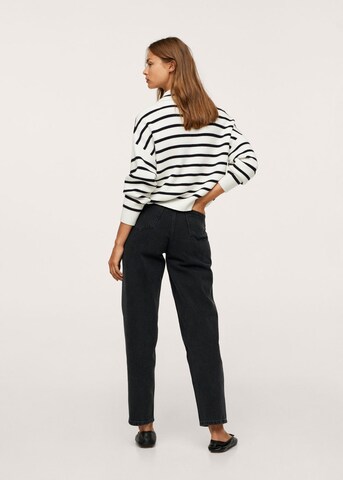 MANGO Regular Jeans 'Janet' in Schwarz