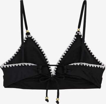 WE Fashion T-shirt Bikini top in Black