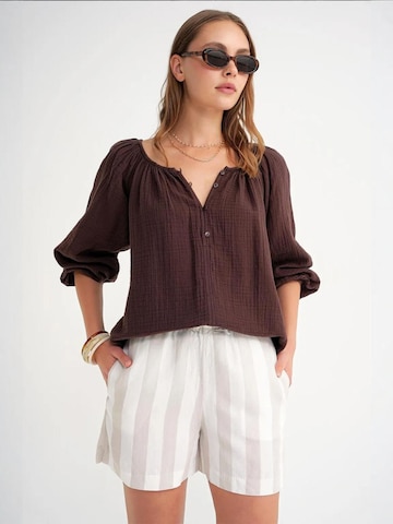 MixRay Bluza | rjava barva: sprednja stran