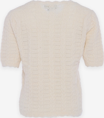 Pull-over faina en blanc