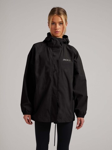 JACK1T Weatherproof jacket 'Isotope' in Black: front