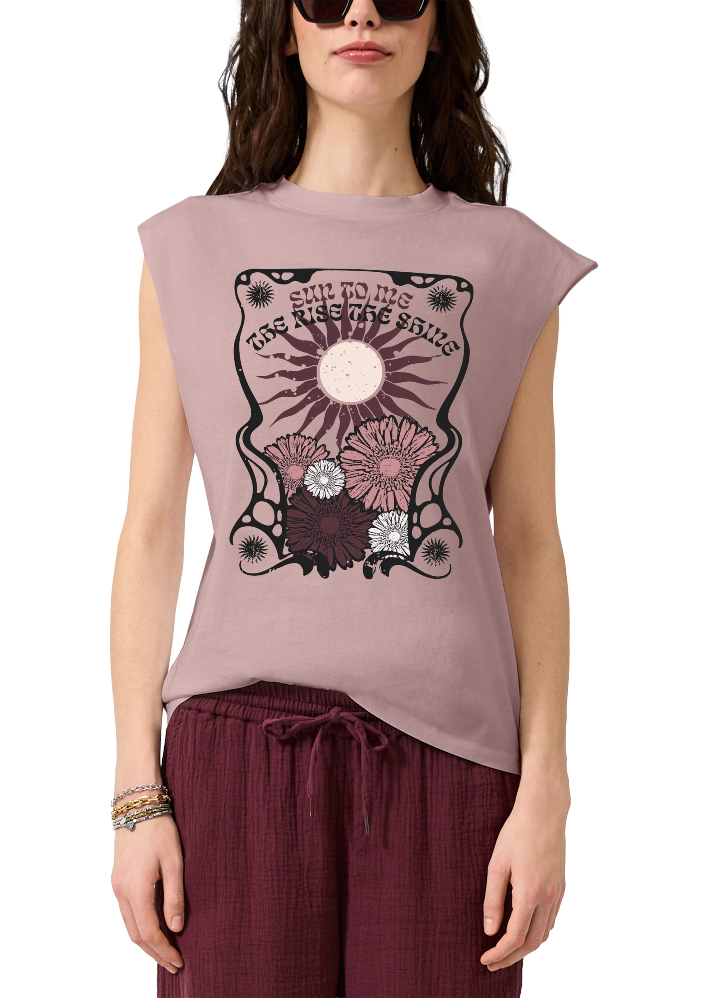 T-shirt QS en rose