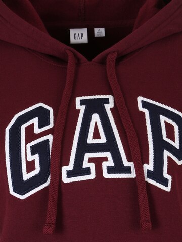 Gap Tall Sweatshirt 'HERITAGE' in Rot