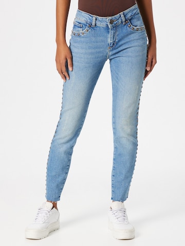 MOS MOSH Skinny Jeans i blå: framsida