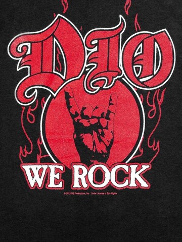 Rockshirts Sweatshirt 'Dio - We Rock Kapuzenpullover' i svart