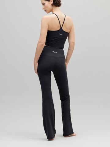 Hey Honey Flared Leggings 'Flared' in Schwarz