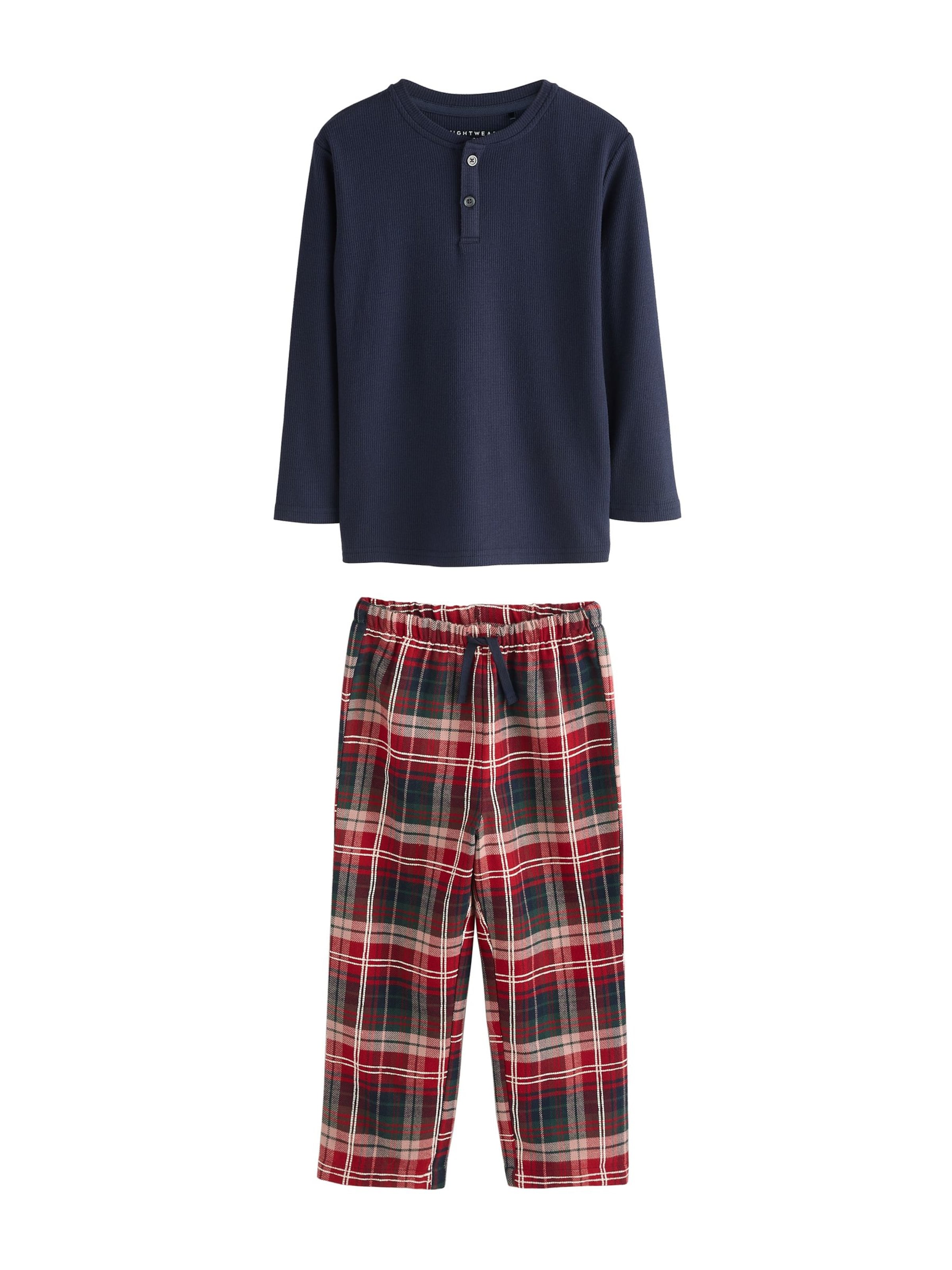 Next - Pijama en azul: frente
