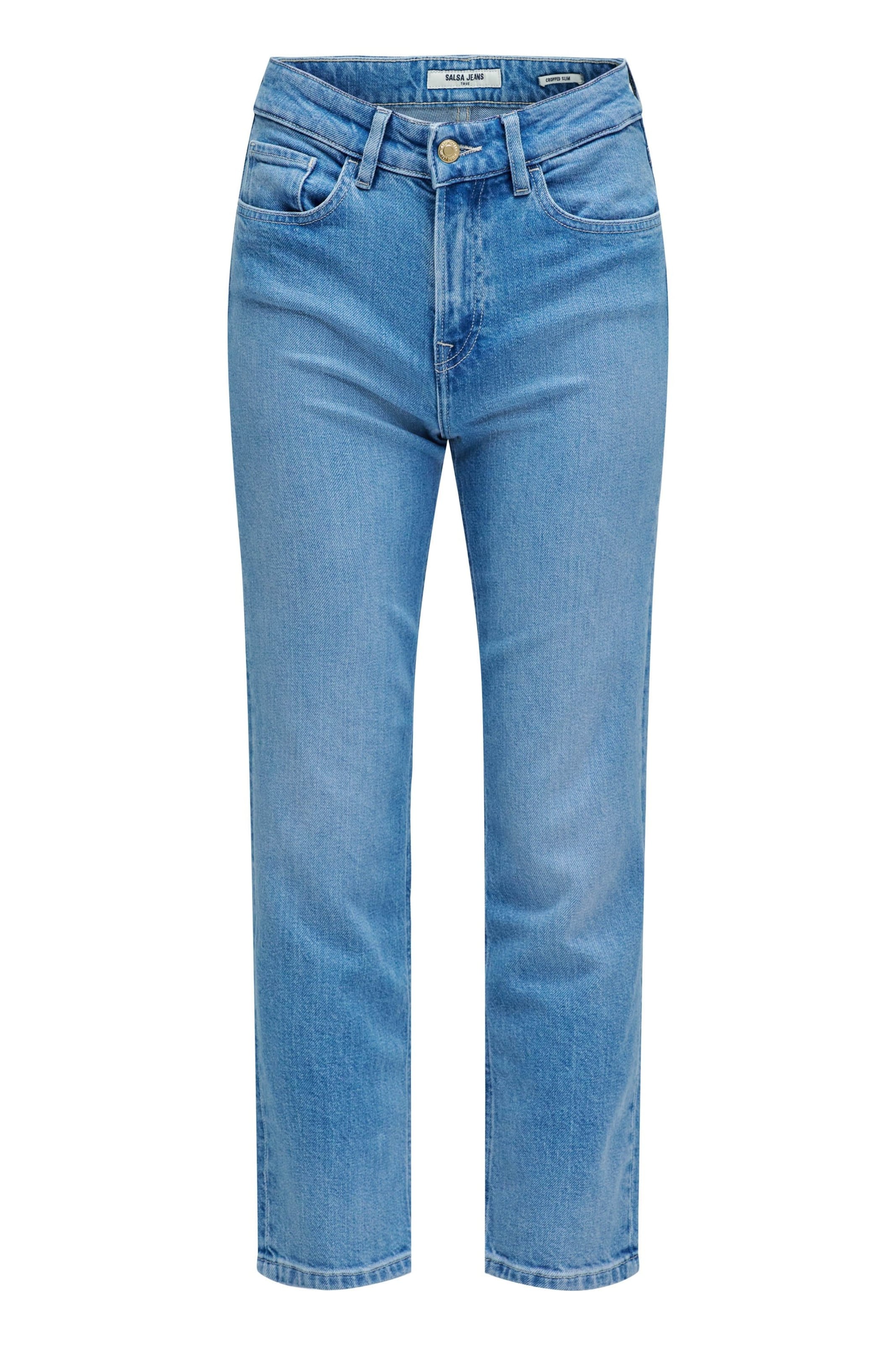 Salsa Jeans Tapered Jeans 'True' in Blauw: voorkant