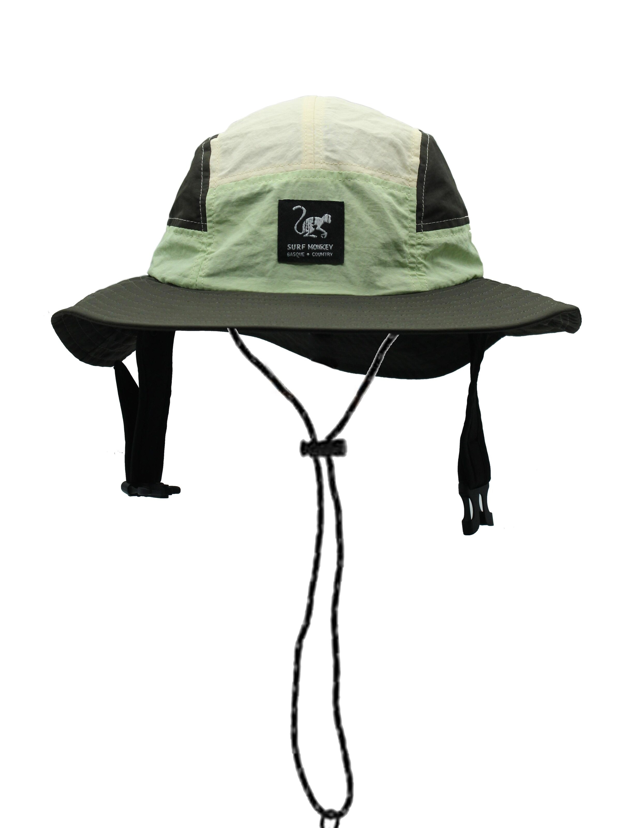 Cappello sportivo di Surf Monkey in verde: frontale