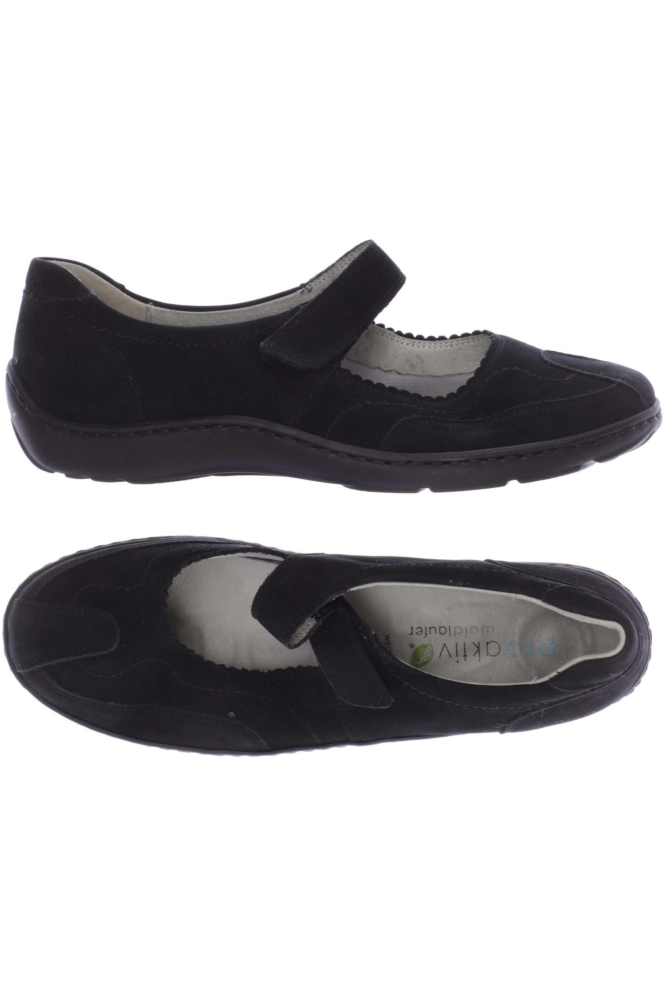 Waldläufer Henni Ballerina Schwarz – Bequemer Comfortschuh Mit Klettverschluss & Herausnehmbarem Fußbett
