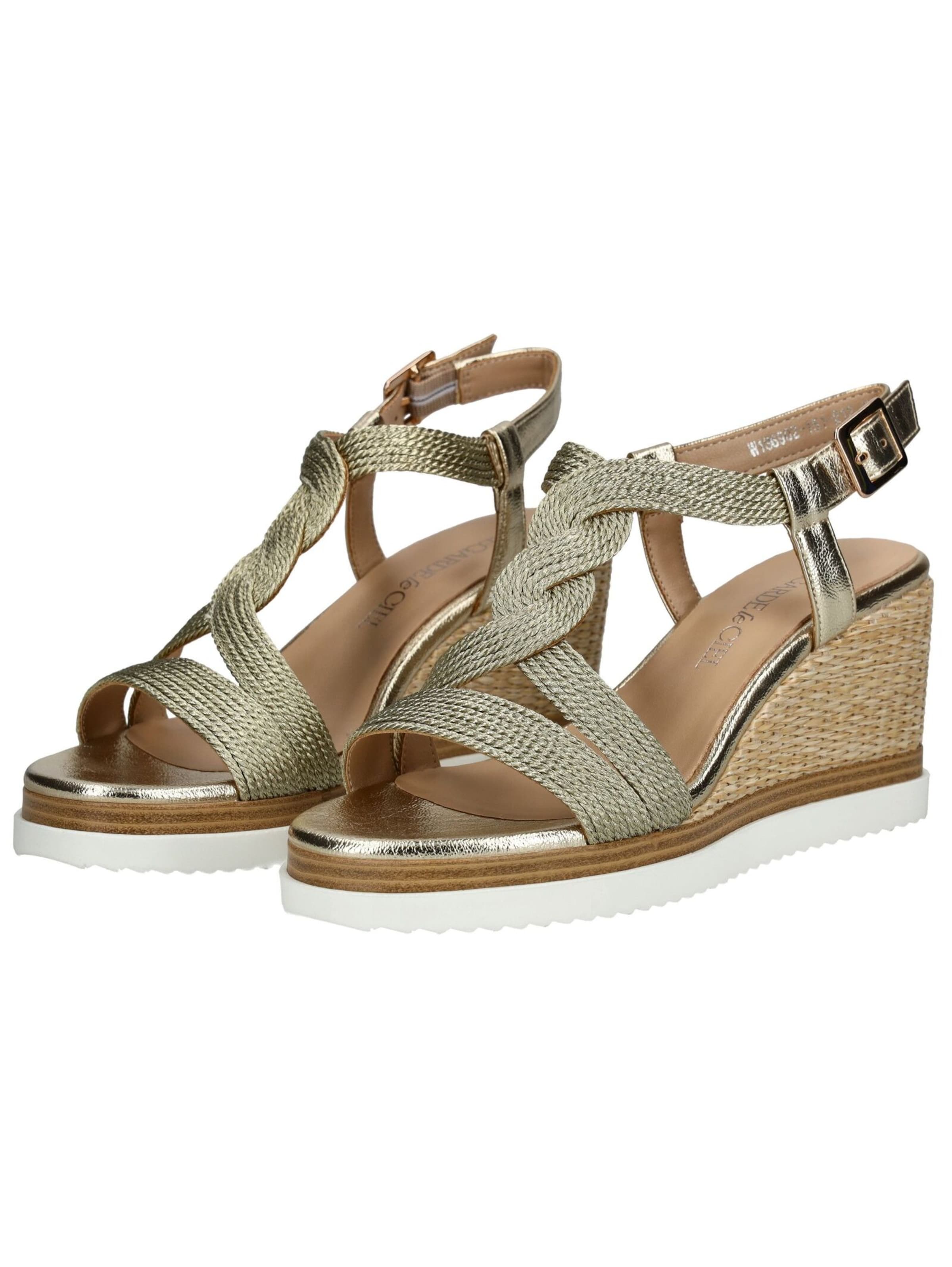 Regarde le Ciel Sandal in Gold