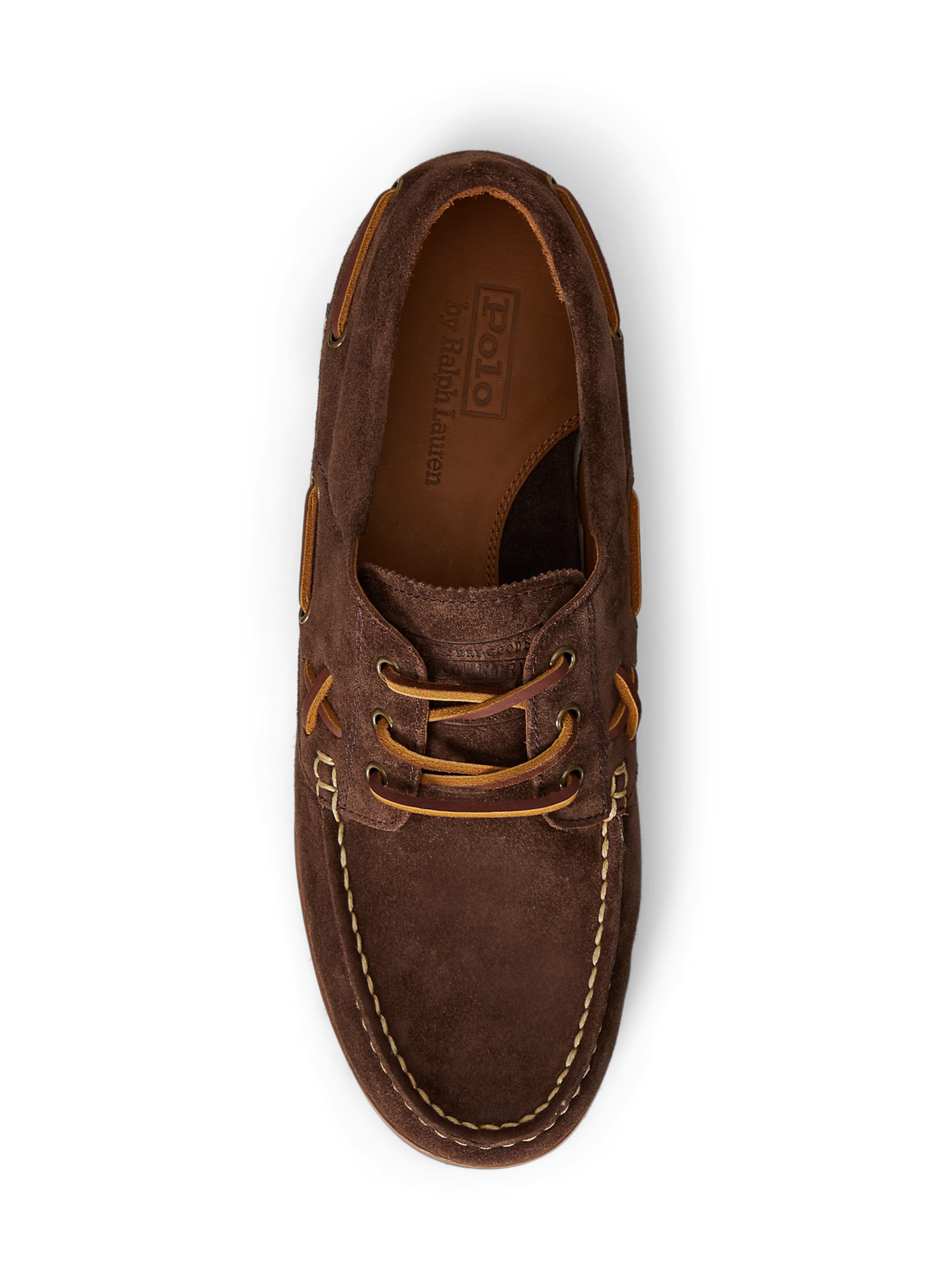 Mocasini de la Polo Ralph Lauren pe maro