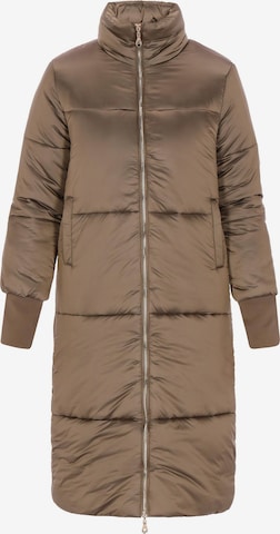 Manteau d’hiver MAIRE en marron : devant