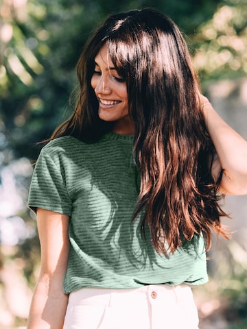 Twothirds Shirt 'Ariadna' in Green