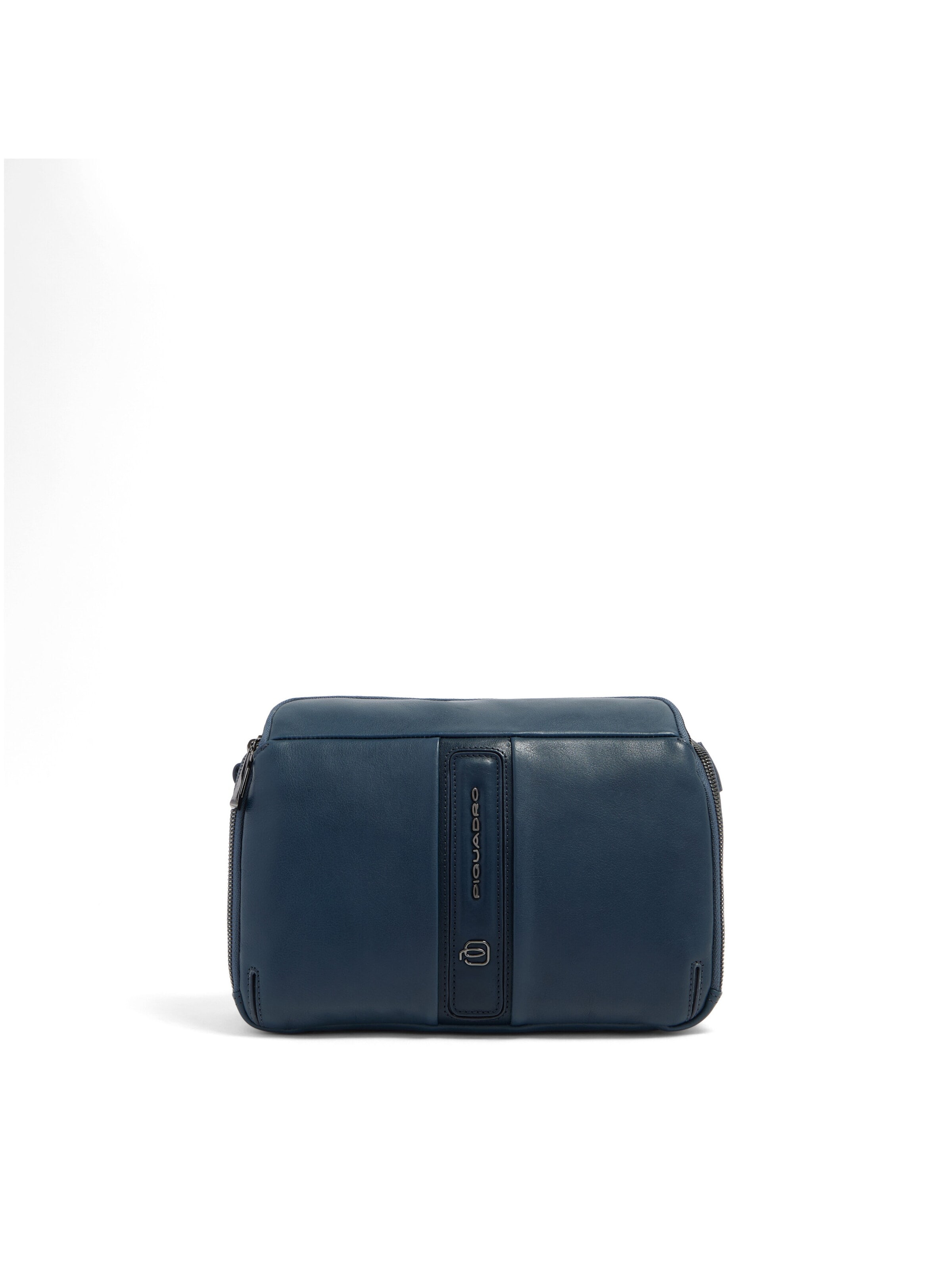 Piquadro Schoudertas in Blauw: voorkant