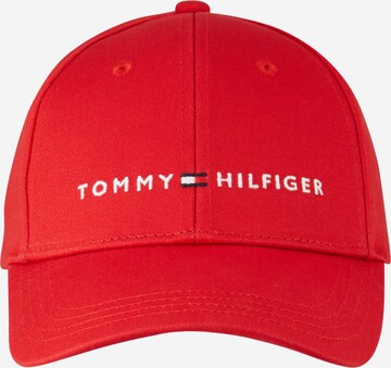 TOMMY HILFIGER Кепка 'Essentials' в Красный