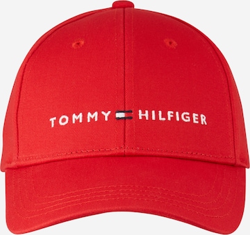 TOMMY HILFIGER Cap 'Essentials' in Rot