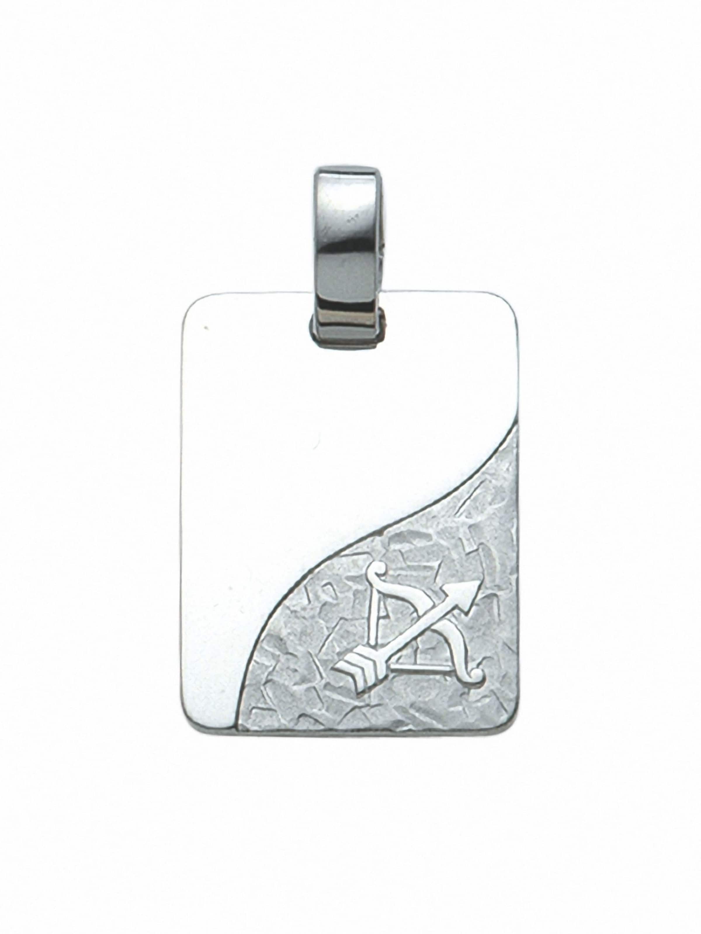 Adelia´s Anhänger 'Schütze' in Silber: Vorderseite