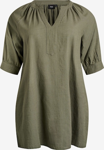 žalia Zizzi Tunika 'Cananna': priekis