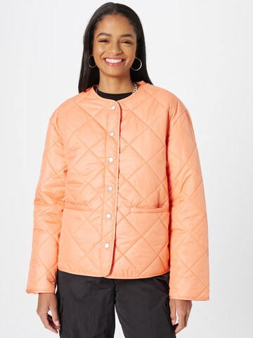 Global Funk Between-Season Jacket 'Mila' in Orange: front