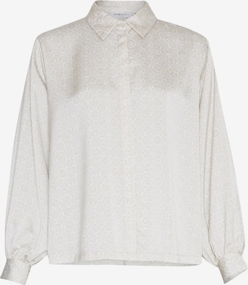 MSCH COPENHAGEN - Blusa 'Myrina' em branco: frente