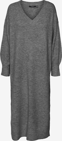VERO MODA Knitted dress 'Jupiter' in Grey: front